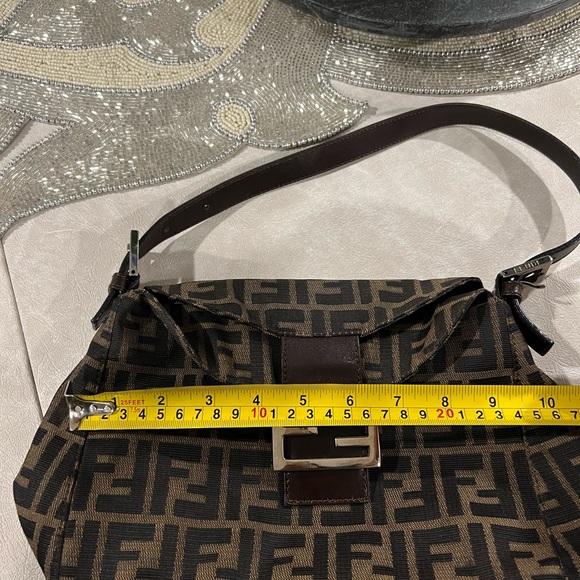 🖤🤎Fendi  Zucca Mama Baguette Double flat  🤎🖤 - Picture 12 of 14